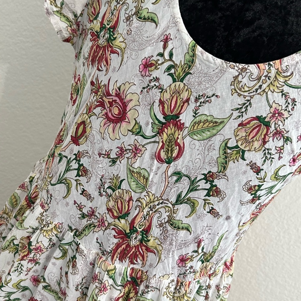 Soft Surroundings Floral Tiered Dress - Picture 6 of 10